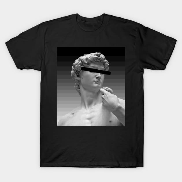 Censored Aesthetic Greek Bust | Vaporwave T-Shirt by MeatMan